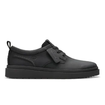 Polden Lace Black Leather