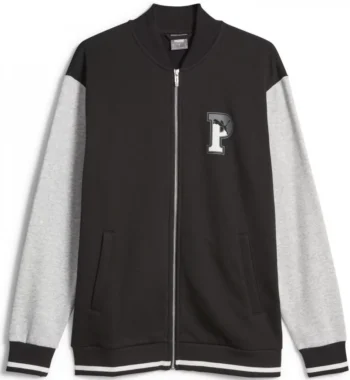puma Puma Hoodie Squad Track Jacket Black Grey
