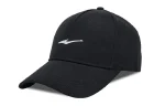 Classic Black Cap with Sleek White Logo – Timeless Style for Everyday Wear