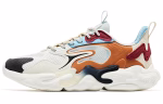 Erke Training Shoes Men Low Top Ivory White/Caramel Yellow Brown